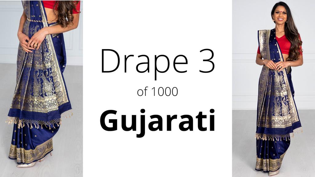 How to Drape a Saree | Gujurati Drape