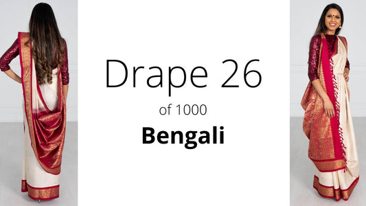 How to Drape A Saree | The Bengali Drape | 2025 Guide