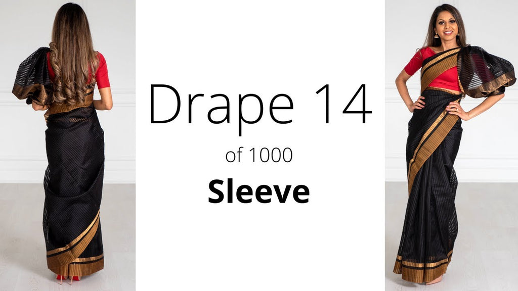 How To Drape A Saree  The Sleeve Drape–