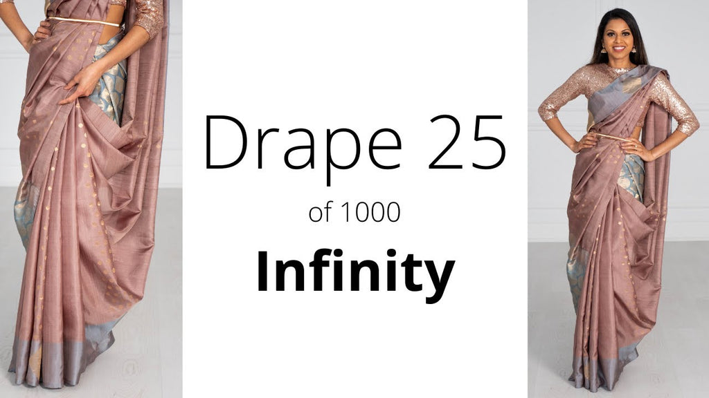 How To Drape A Saree | The Infinity Drape