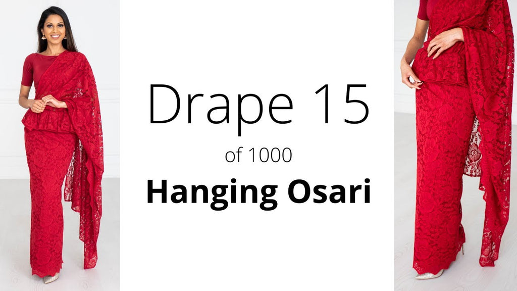 How To Drape A Saree | The Hanging Osari Drape