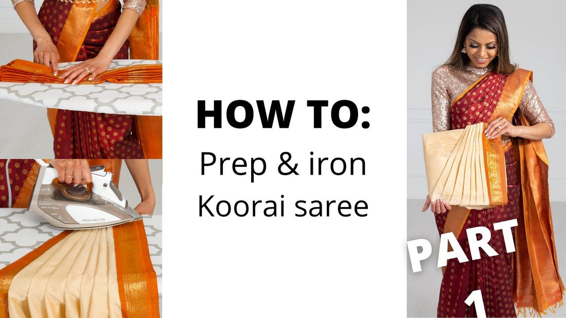 Bridal Guide 2025: How to Prep and Iron Your Koorai Saree for the Big Day