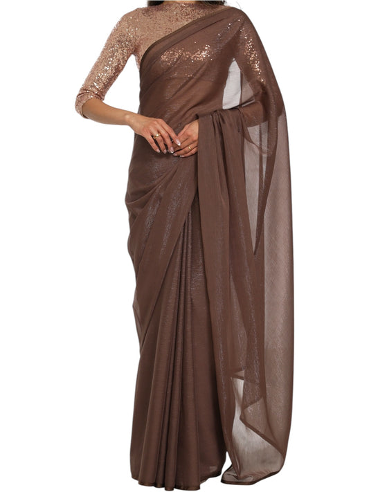 The Espresso Debonair Saree