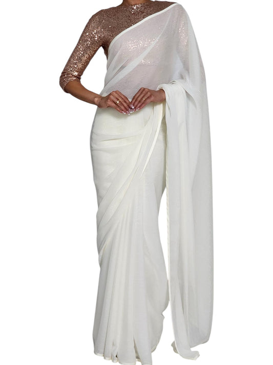 The Jasmine Debonair Saree