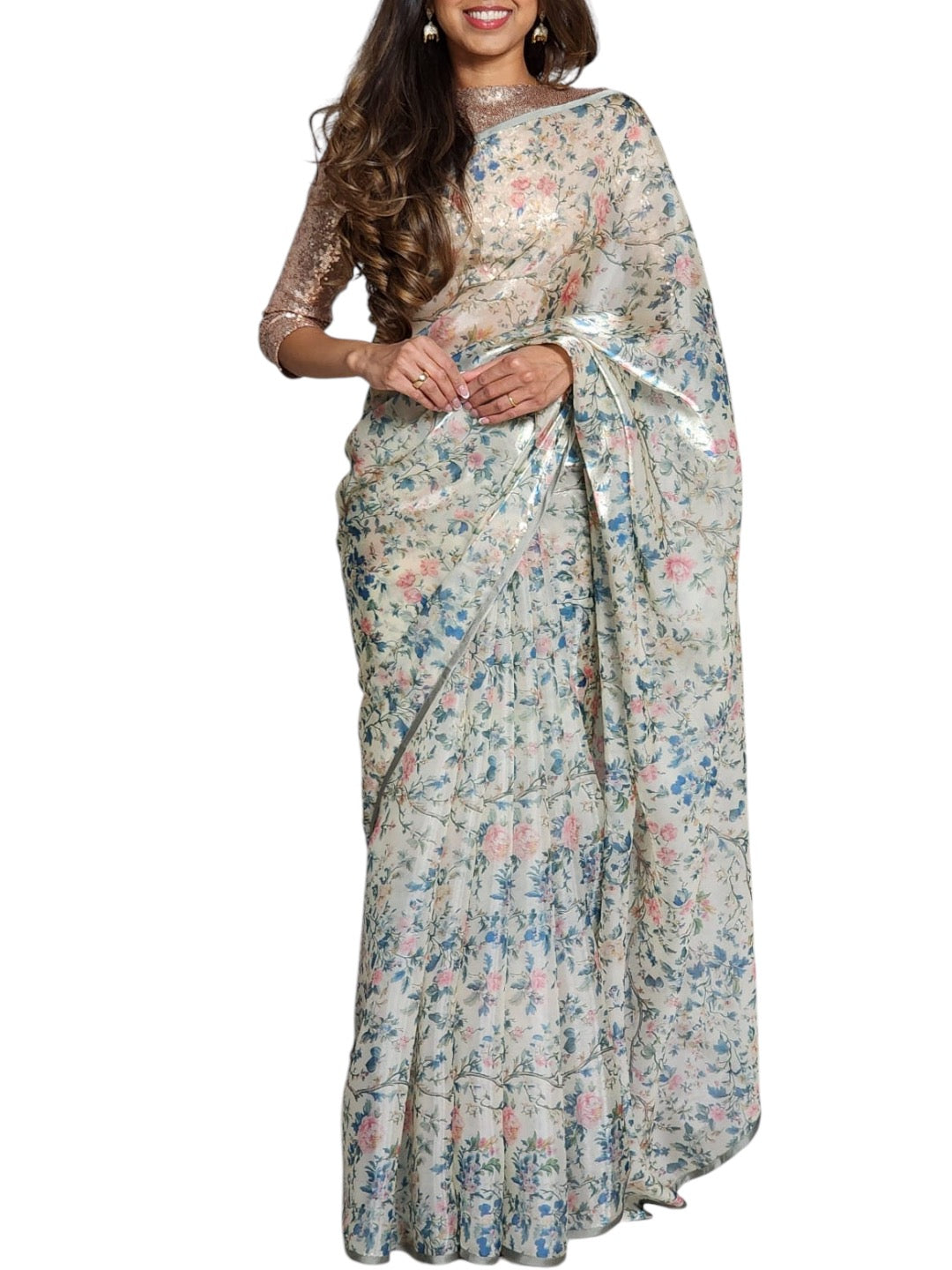 The Gardenia Saree