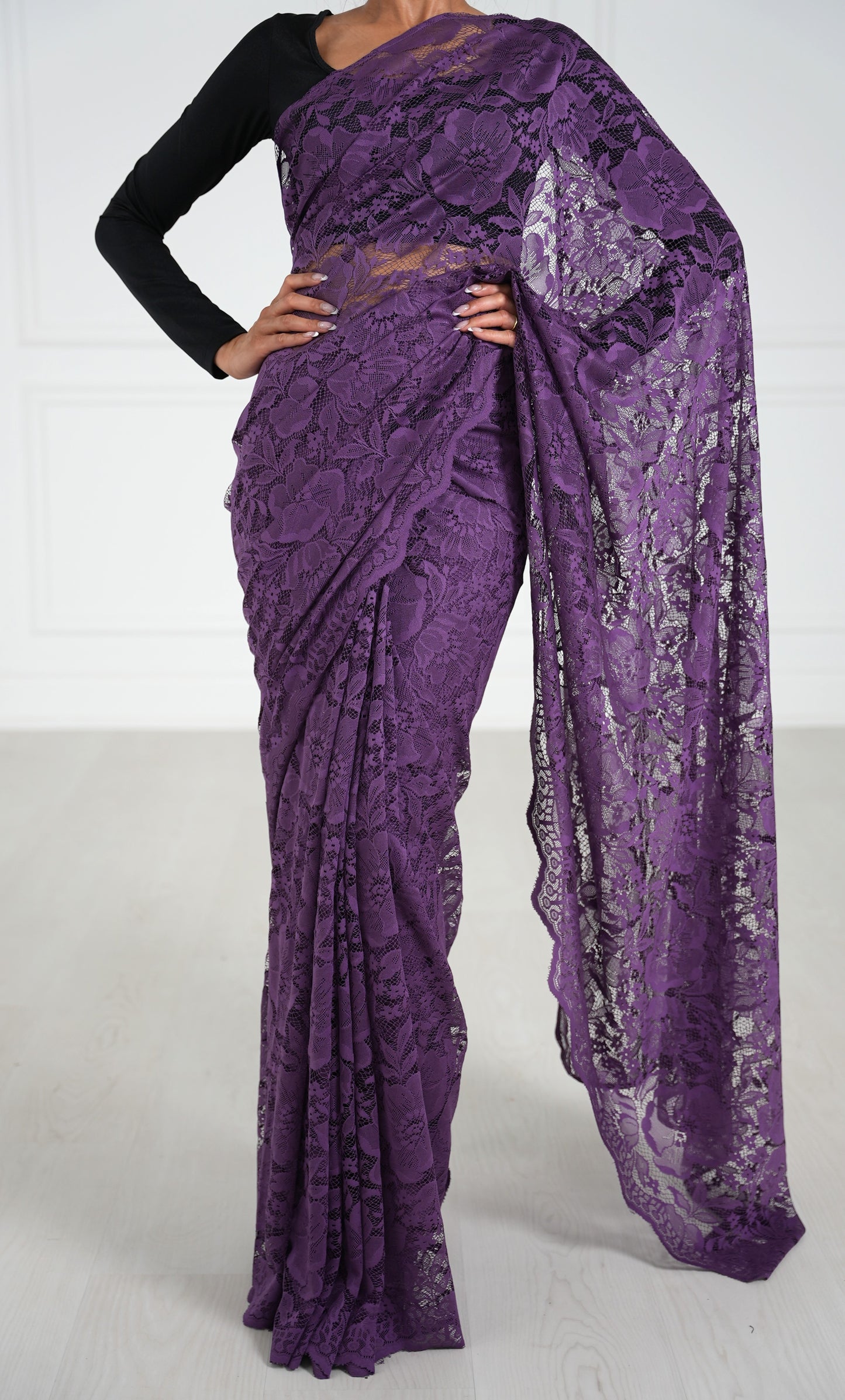 Regal Lace Saree (Pre-Order Mar 10)