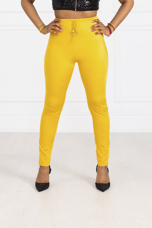 Liquid Gold Silhouette Pants