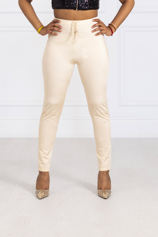 Ivory Silhouette Pants