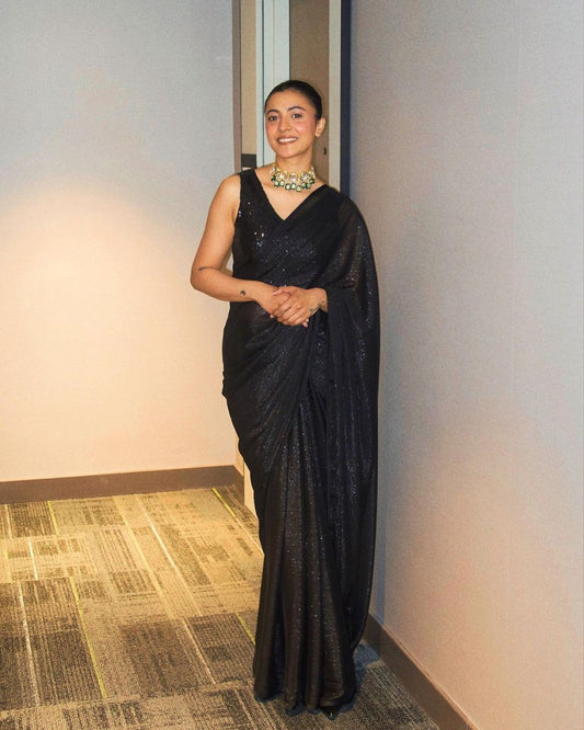 The Noir Debonair Saree