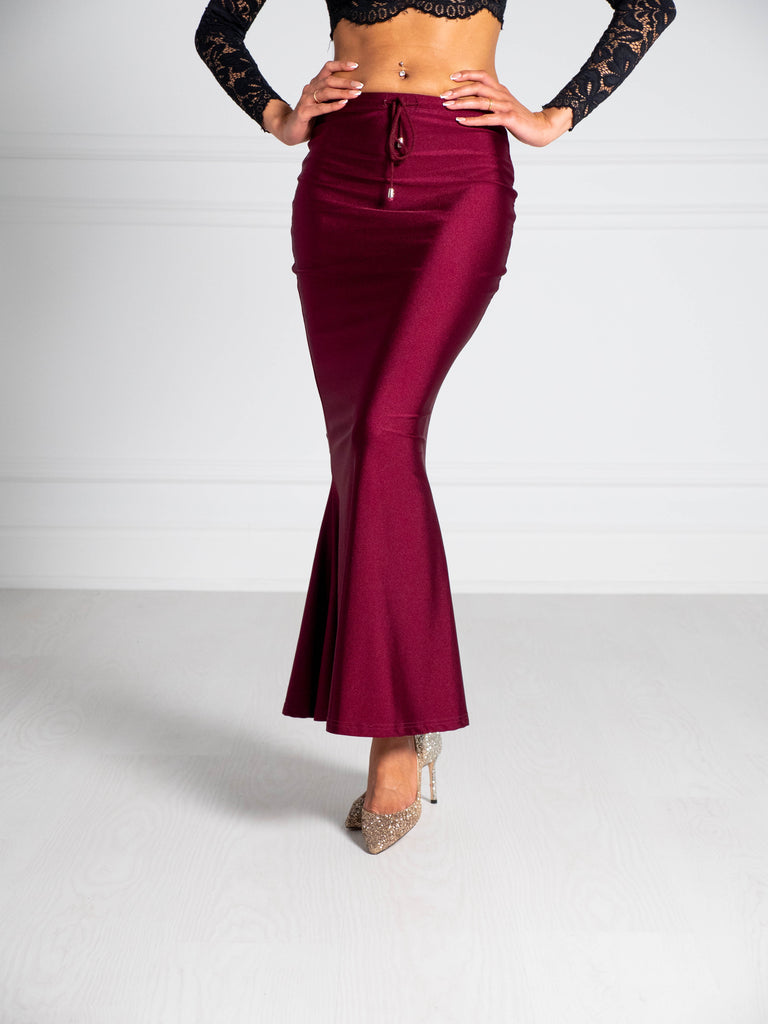Dark Pink Saree Shape wear | Saree Petticoat | stretchable Shapewear |  Saree Inskirt