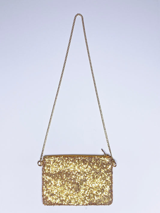 Sequin Clutch + Waist Chain